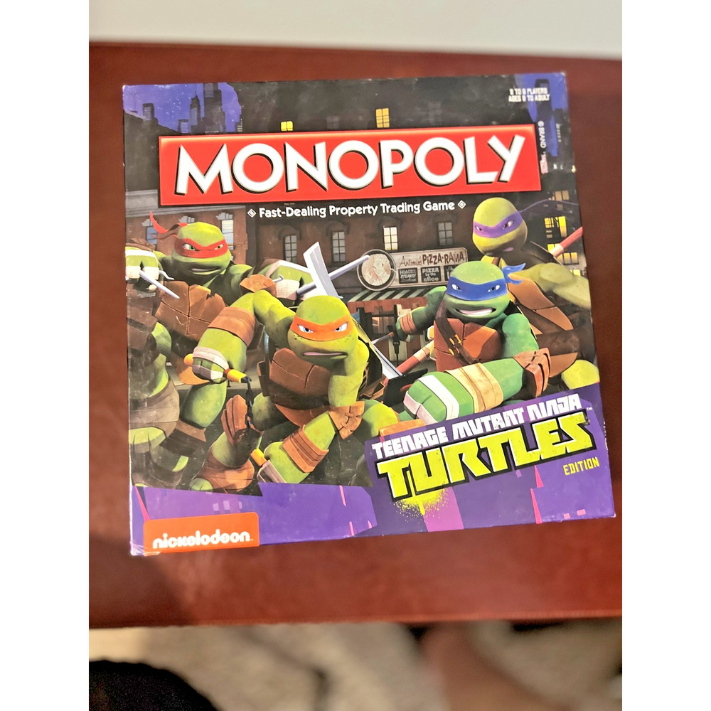 Monopoly: Teenage Mutant Ninja Turtles Collector's Edition 2014 TMNT - Complete